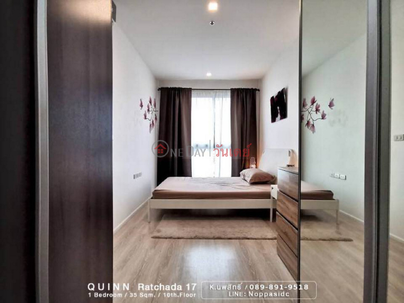 ฿ 14,000/ month Condo for Rent: Quinn Condo Ratchada, 35 m², 1 bedroom(s)