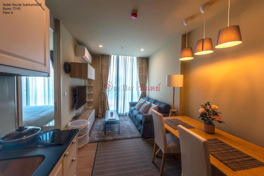 ฿ 30,000/ month, Condo for Rent: Noble Recole, 35 m², 1 bedroom(s)