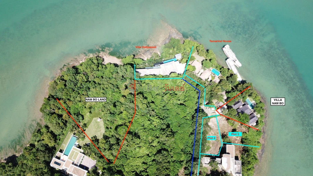 Ocean Front Land Plot Thailand | Sales ฿ 4,923.8Million