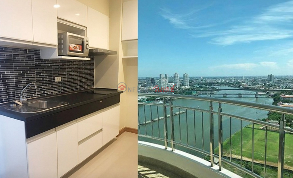 ฿ 22,000/ month, Condo for Rent: Supalai River Resort, 53 m², 1 bedroom(s)