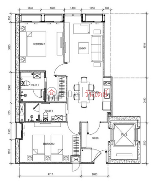 Property Search Thailand | OneDay | Residential, Rental Listings Condo for Rent: Noble Ploenchit, 76 m², 2 bedroom(s)